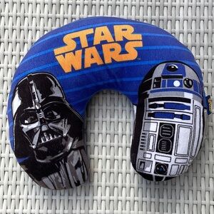 KIDS Star Wars Neck Pillow (Darth Vader & R2D2)